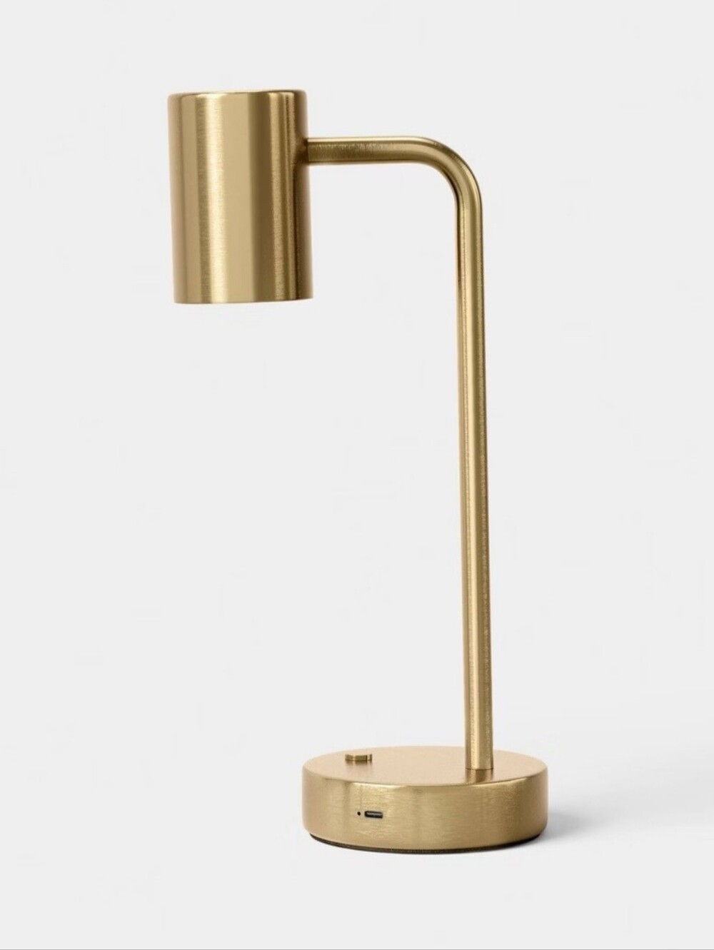 Rechargeable Mini Desktop Lamp- Brass- Threshold